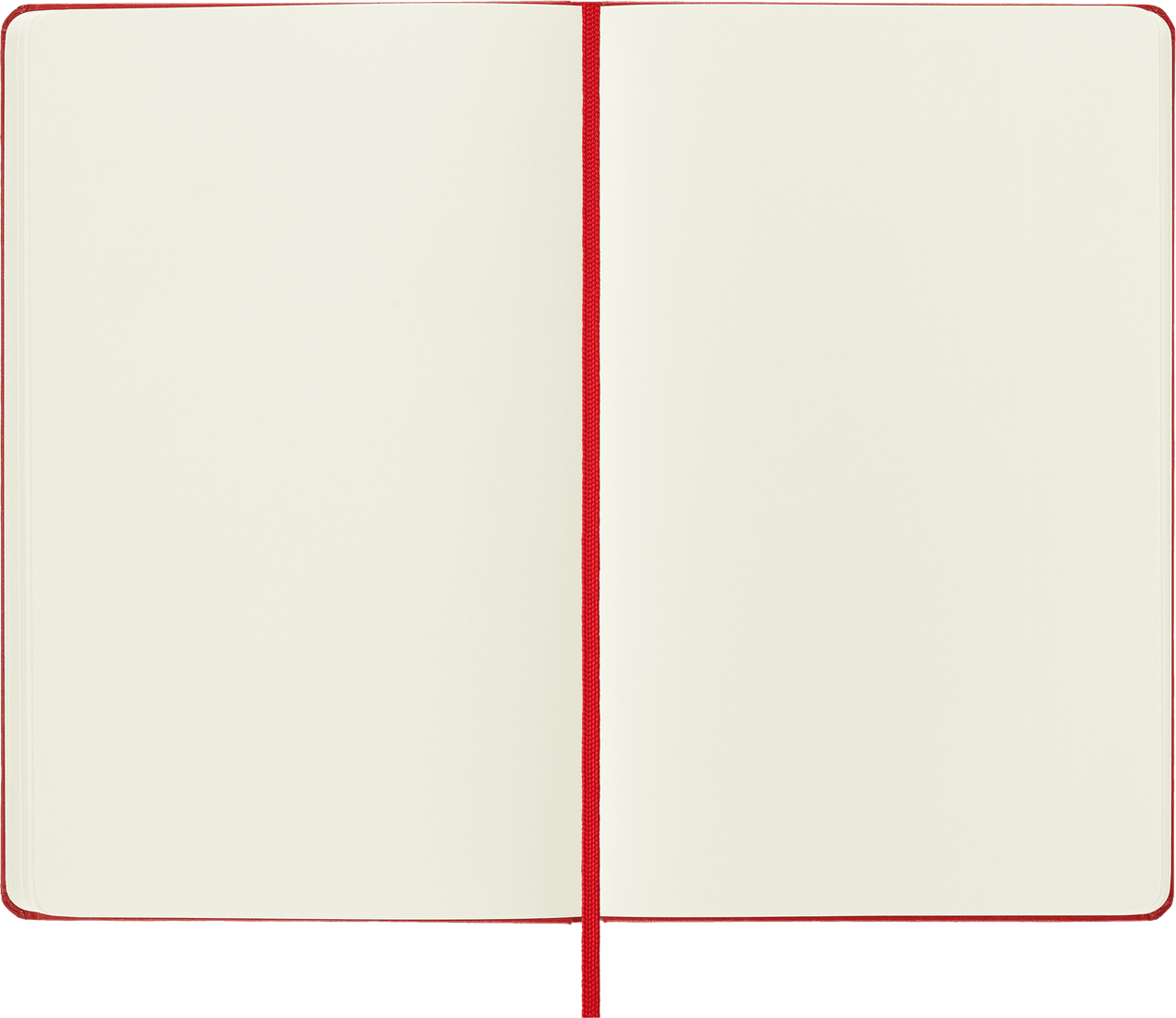 Moleskine Large Hardcover Classic Plain Notebook - Scarlet Red