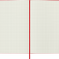 Moleskine Large Hardcover Classic Squared Notebook - Scarlet Red