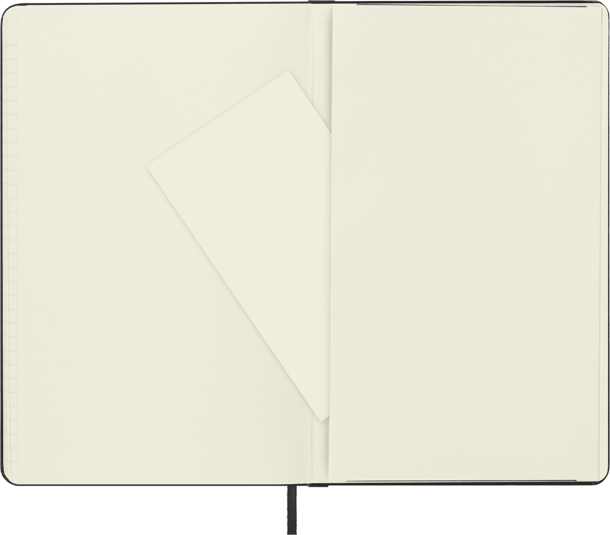 Moleskine Large Hardcover Classic Ruled Notebook - Black