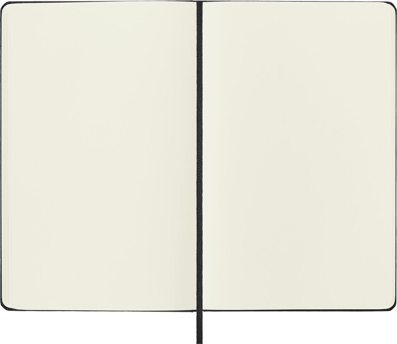 Moleskine Large Hardcover Classic Plain Notebook - Black
