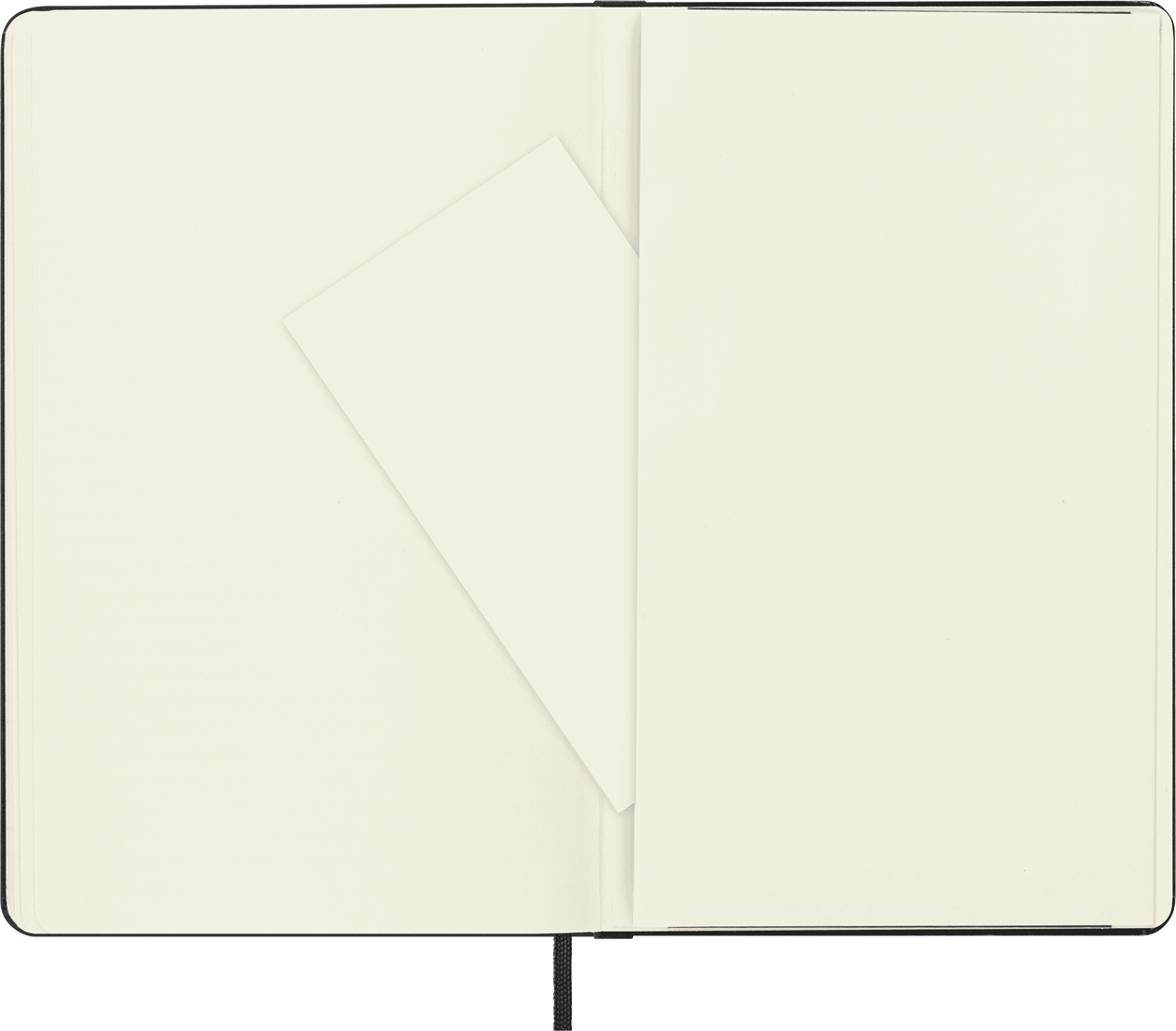 Moleskine Large Hardcover Classic Plain Notebook - Black