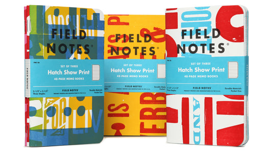 Field Notes Fall 2022 Quarterly Edition Notebook - Hatch Direct from Nashville (3-Pack)