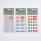 Hobonichi TSUKI no IRO Transparent Dot Stickers (15mm)