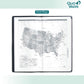 Quo Vadis 2026 IB Traveler Weekly Planner - Texas Blue