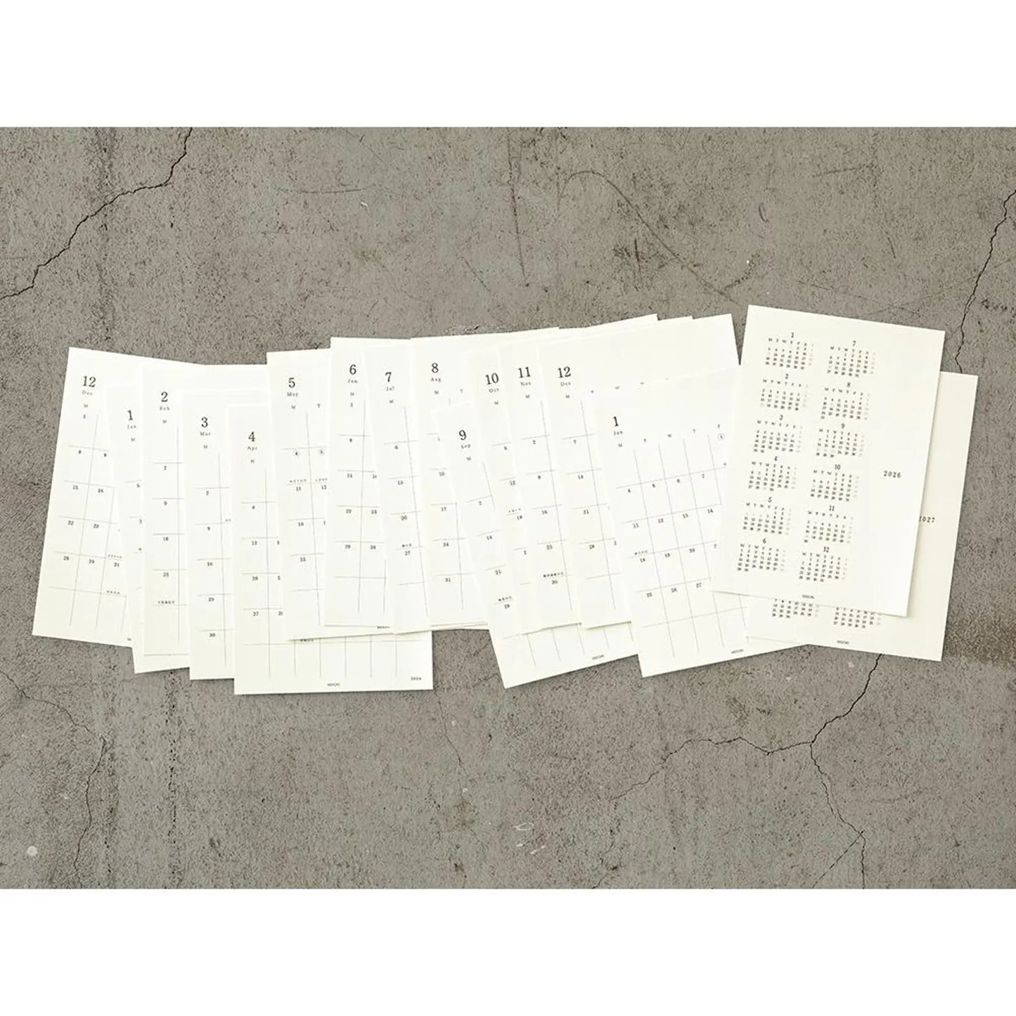 Midori 2026 Diary Sticker - M