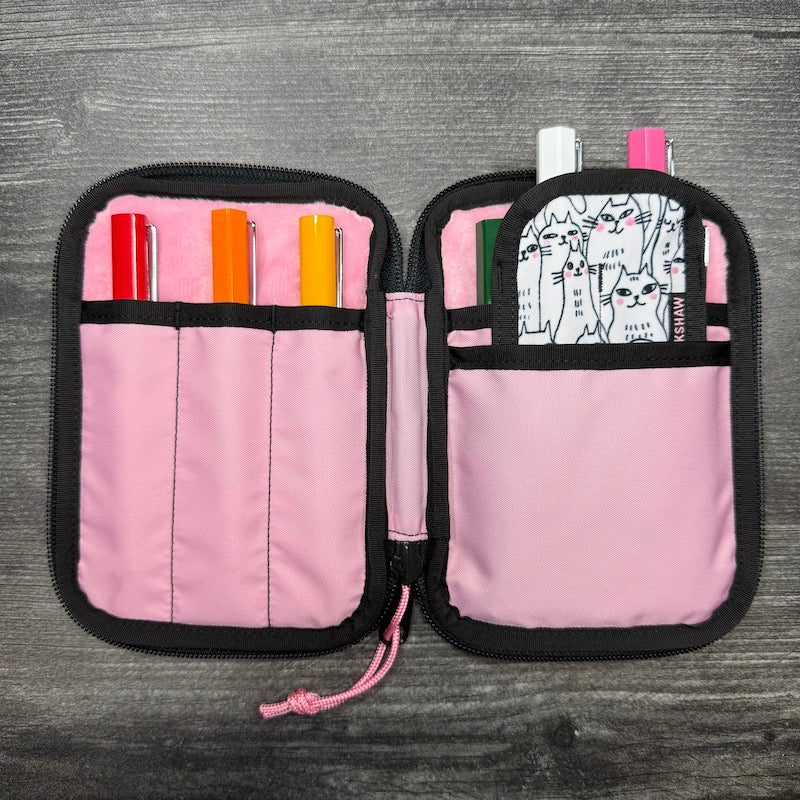 Rickshaw Bagworks Fillmore Pen Case - Doodle Cats