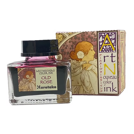 Kuretake Old Rose Ink-Cafe Bottled Ink (20ml) - Art Nouveau