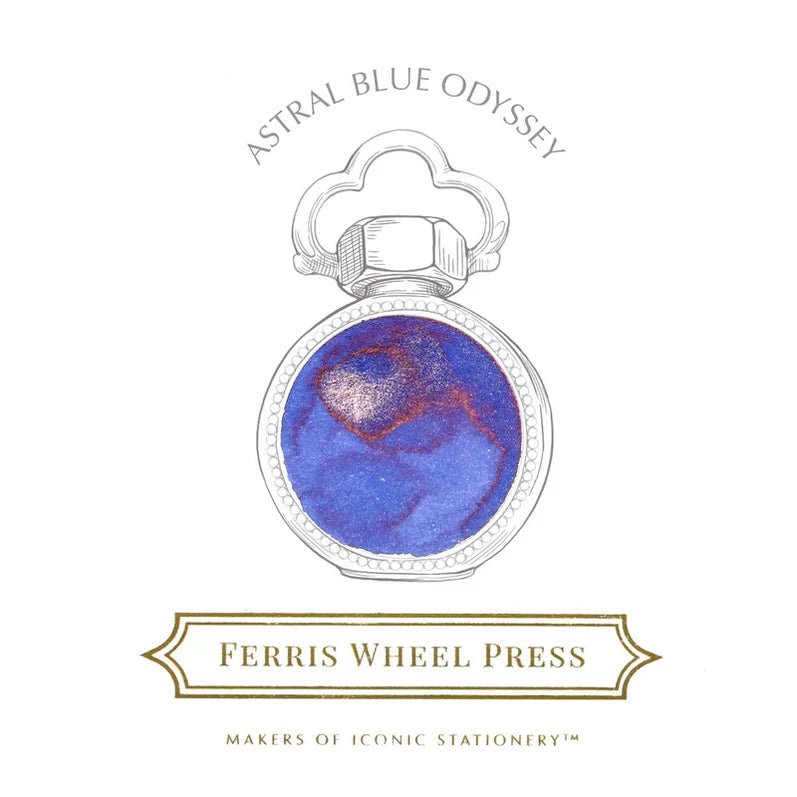 Ferris Wheel Press Astral Blue Odyssey (38ml) Bottled Ink