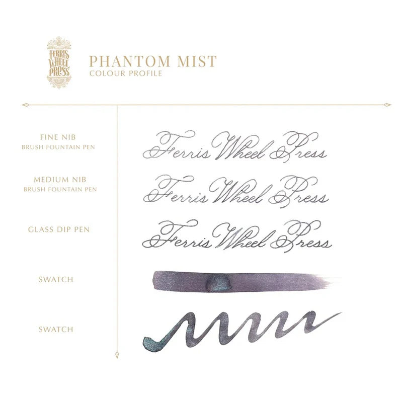 Ferris Wheel Press Phantom Mist (20ml) Bottled Ink - Ferritales Bestiary Collection