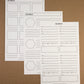 Well Appointed Desk Ink Swatch Guide Sheet Kit (6 Designs, 3 Sheets)
