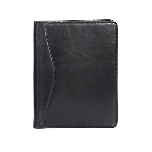 Scully 5012 Leather Pad Holder - Italian Black