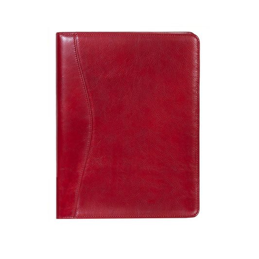 Scully 5012 Leather Pad Holder - Italian Red