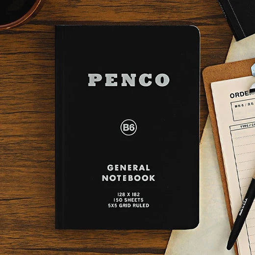 Hightide PENCO B6 Soft PP Notebook - Red (Grid)