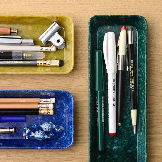 Hightide Marble Pen Tray - Navy