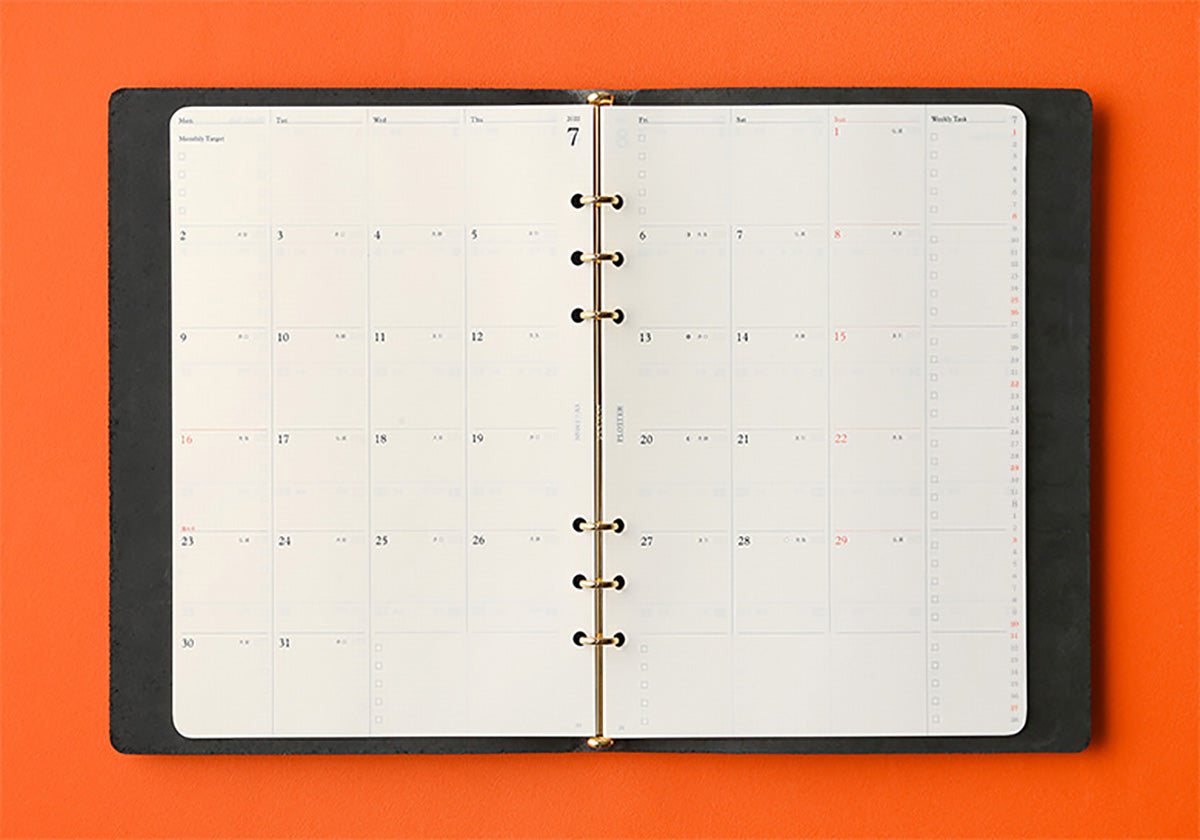 lv mini agenda refill calendar