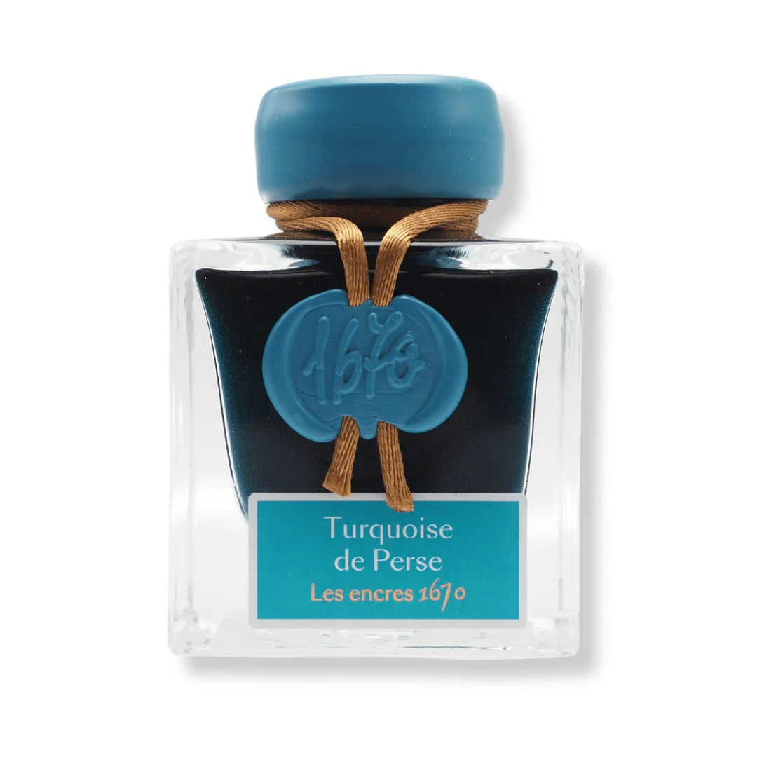 J. Herbin 1670 Turquoise de Perse (Turquoise) 50ml Bottled Ink