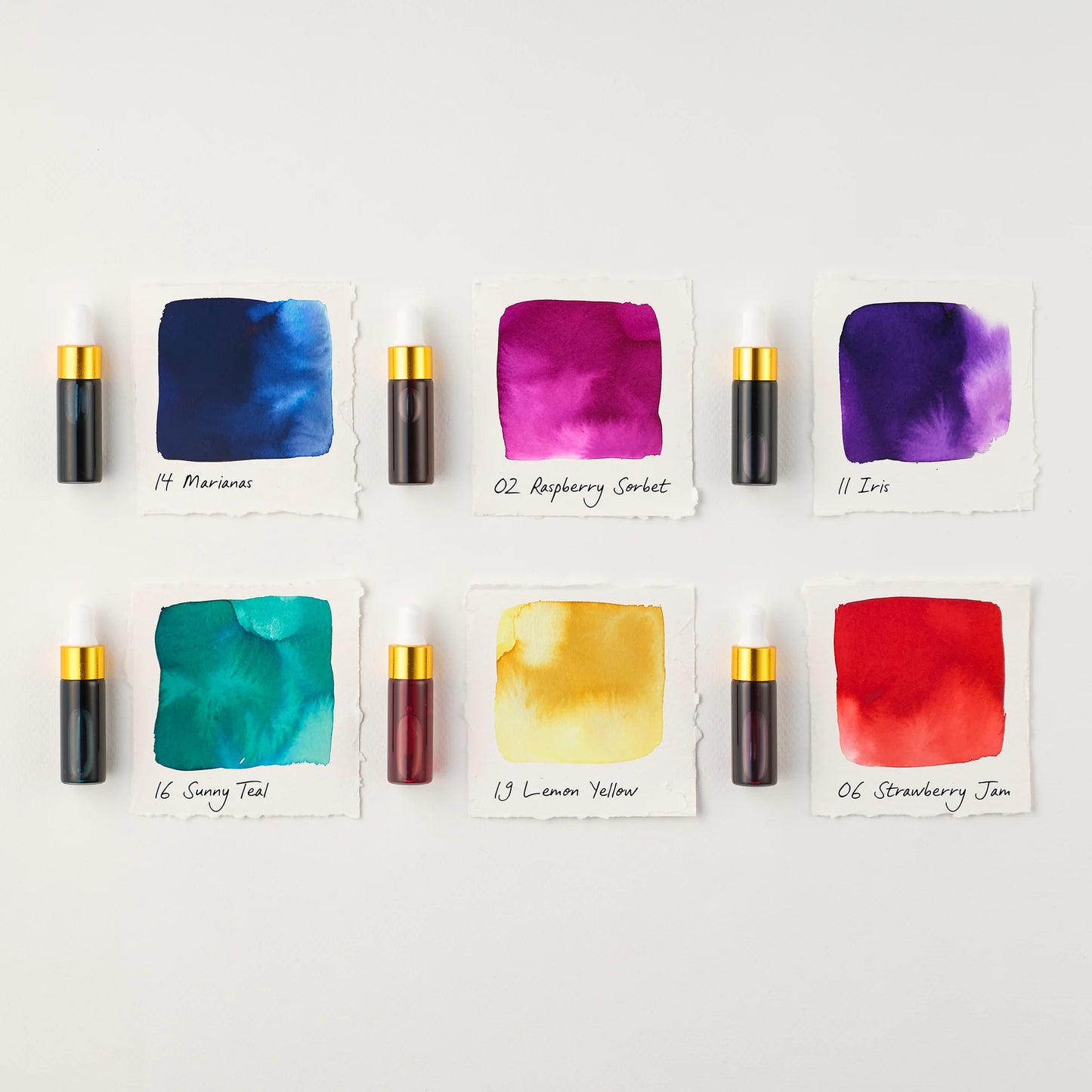 Tom's Studio Jewel (5ml) Mini Bottled Ink Collection - Set of 6