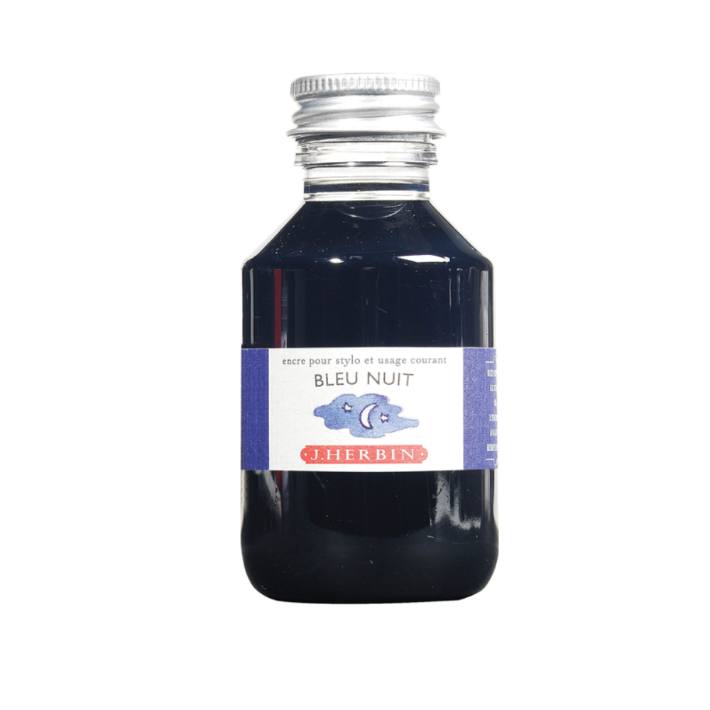 J. Herbin Bleu Nuit 100ml Bottled Ink