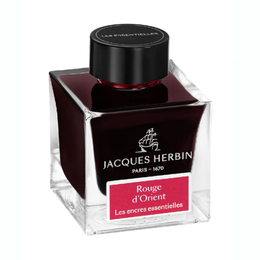 Jacques Herbin Essentials Rouge d'Orient 50ml Bottled Ink