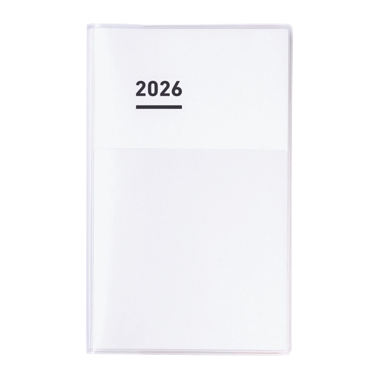 Kokuyo Jibun 2026 Techo Diary - White (A5 Slim)