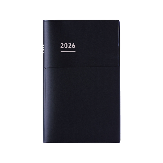 Kokuyo Jibun 2026 Mini Techo Biz Planner - Black (B6 Slim)