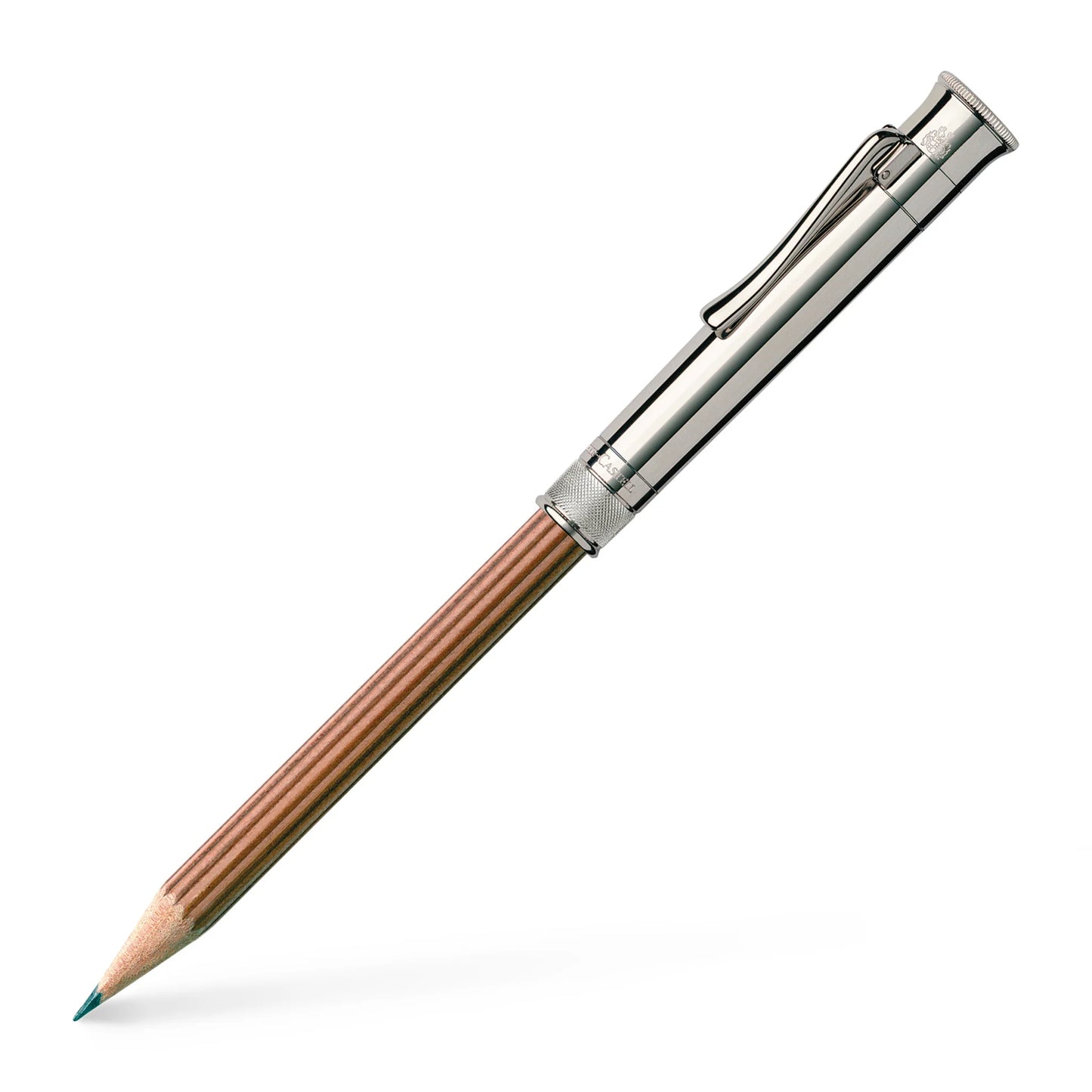 Graf von Faber-Castell Perfect Pencil - Brown and Platinum Plated Trim