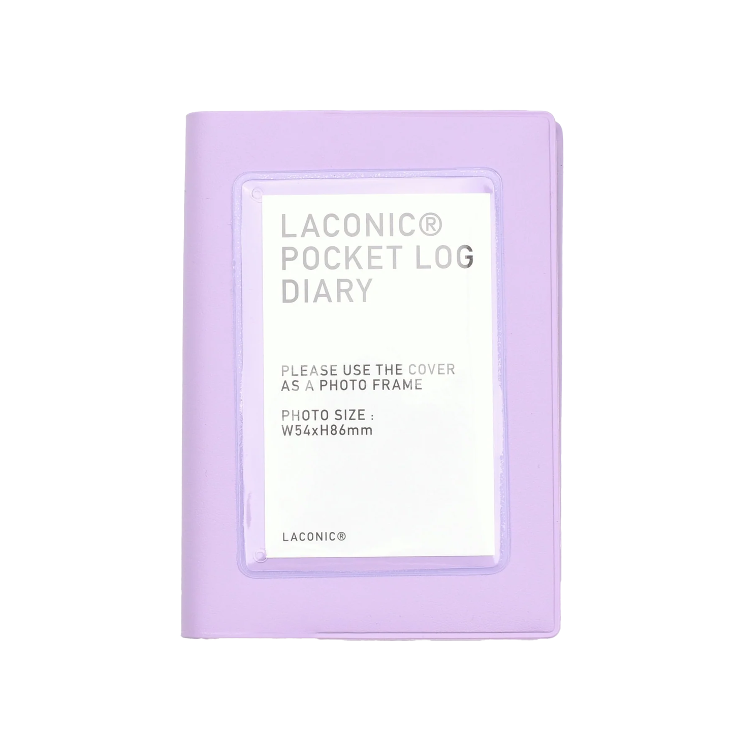 Laconic Softcover Pocket Log Diary - Purple