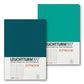 Leuchtturm1917 Jottbook A5 Medium Flexcover Ruled Notebook Set - Emerald and Pacific Green (Discontinued)