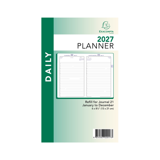 Quo Vadis 2027 Journal 21 Daily Planner Refill