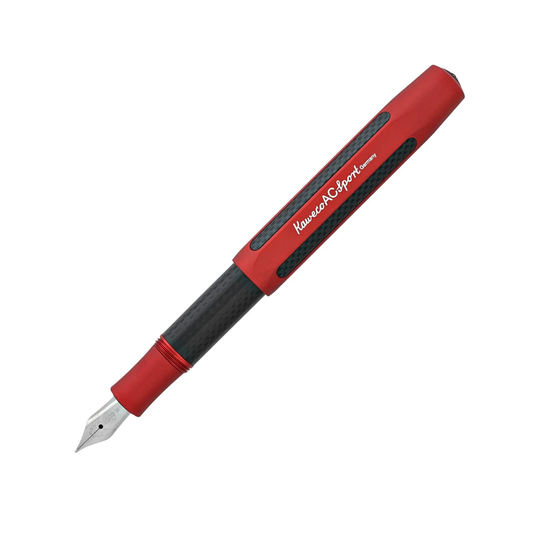 Kaweco AC Sport Fountain Pen - Carbon Fiber Red