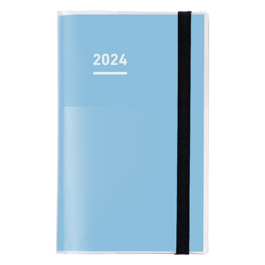 Kokuyo Jibun Techo First Kit 2024 B6 Slim Planner - Blue