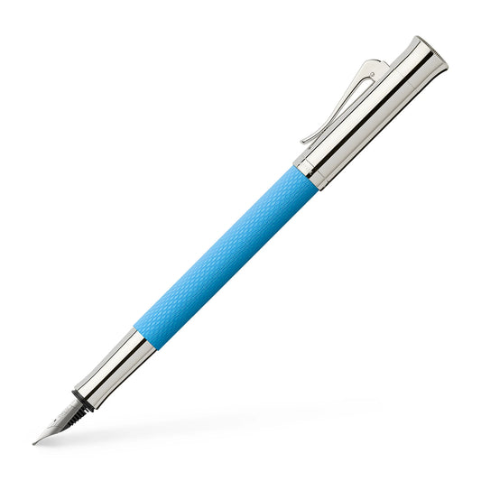 Graf von Faber-Castell Guilloche Fountain Pen - Gulf Blue