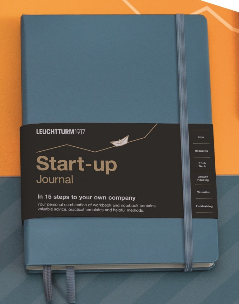Leuchtturm1917 Start-Up A5 Medium Hardcover Journal - Stone Blue