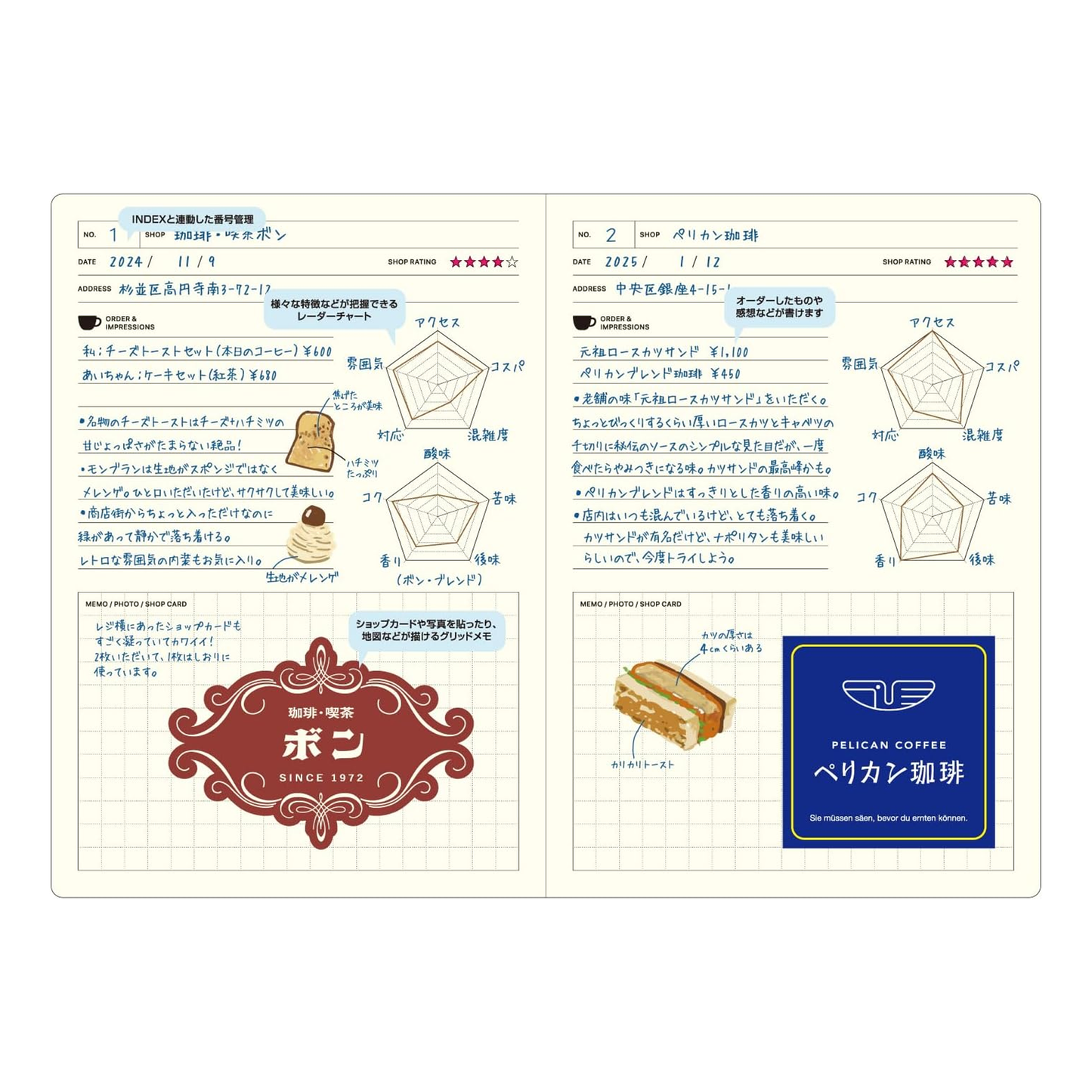 Laconic Style Notebook - Cafe