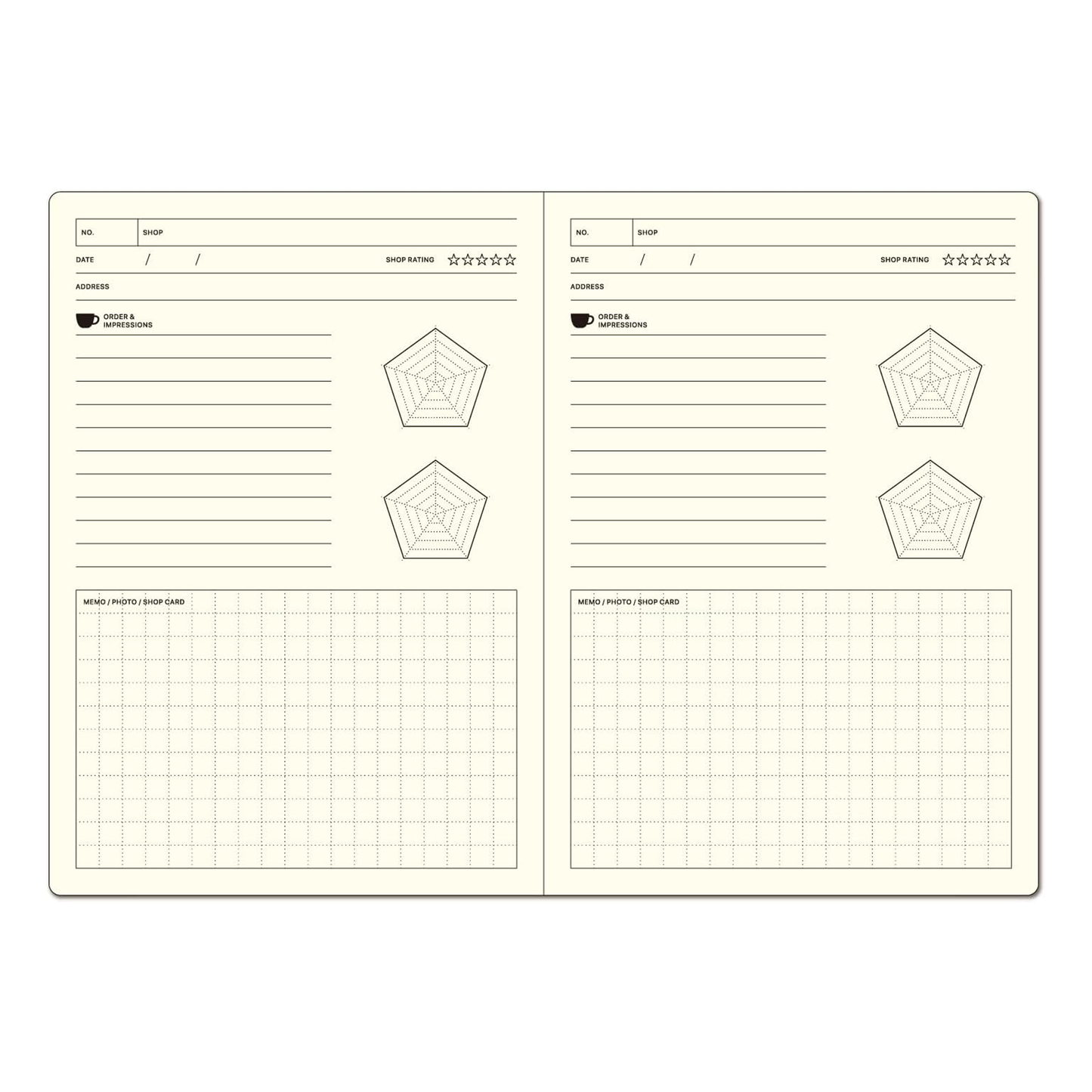 Laconic Style Notebook - Cafe
