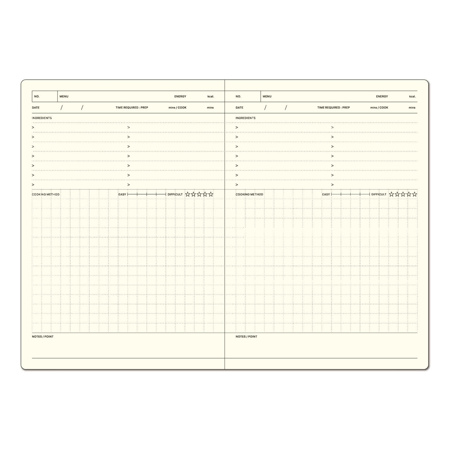 Laconic Style Notebook - Cooking