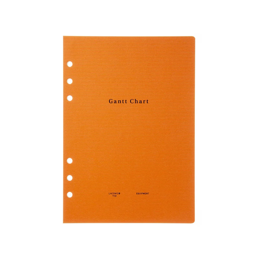 Laconic Style Notebook Refill - Gantt Chart