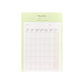 Laconic Style Notebook Sticker - Monthly