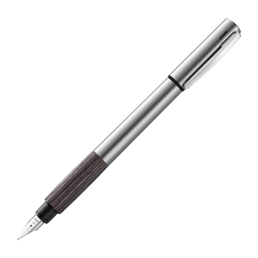 LAMY accent Fountain Pen - Aluminum and Grey Wood