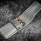 Galen Leather 3 Pen Flap Case - Crazy Horse Smoky