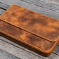 Galen Leather 12 Slot Magnum Opus Pen Case - Crazy Horse Brown (with Removable Pen Tray)
