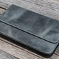 Galen Leather 12 Slot Magnum Opus Pen Case - Crazy Smoky (with Removable Pen Tray)