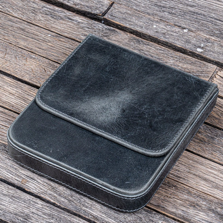 Crazy Horse Smoky - Galen Leather Co. Leather Magnum Opus 6 Slots Hard ...