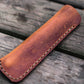 Galen Leather Single Fountain Pen Case/Pen Pouch - Crazy Horse Tan