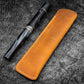 Galen Leather Single Fountain Pen Sleeve - Crazy Horse Brown