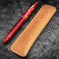 Galen Leather Single Fountain Pen Sleeve - Crazy Horse Honey Ochre