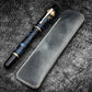 Galen Leather Single Fountain Pen Sleeve - Crazy Horse Smoky