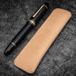 Galen Leather Single Fountain Pen Sleeve - Undyed