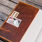 Galen Leather Slim A5 Notebook/Planner Cover - Crazy Horse Brown