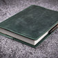 Galen Leather Slim A5 Notebook/Planner Cover - Crazy Horse Forest Green